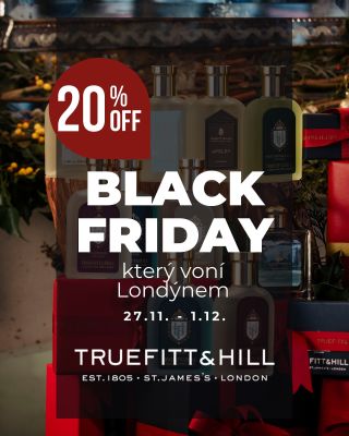 Hledáte dárek pro gentlemana? 🎩 Teď je ta nejlepší chvíle ✨ Black Friday –20 % na Truefitt & Hill 🎁 Vůně, styling,...